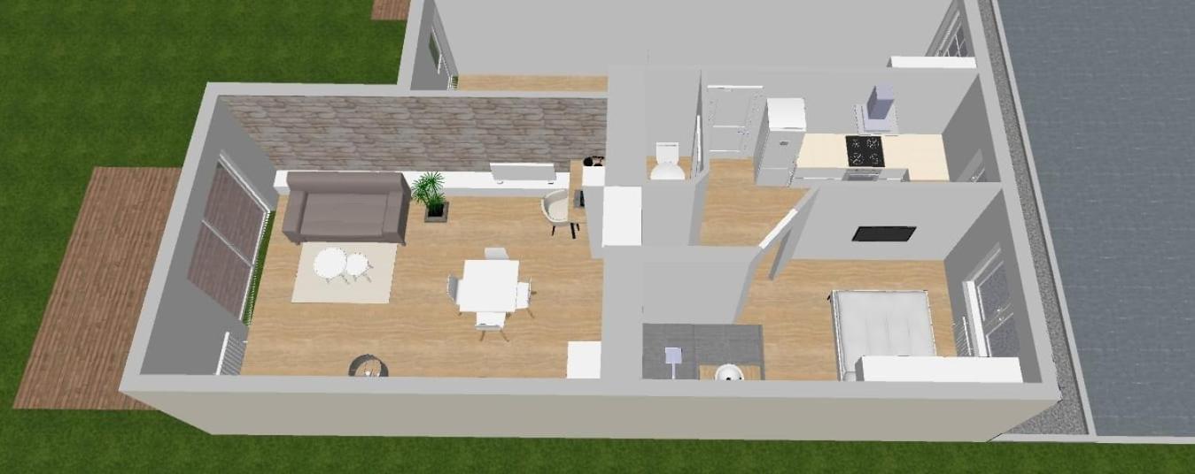 Ferienwohnung Le P'Tit Boheme, Terrasse Privative. Lanester Exterior foto